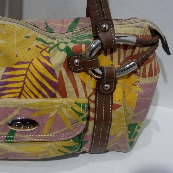 Relic Fossil Fern Print Purse-Excellent Condition - Picture 3 of 7